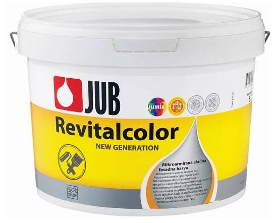 Barva fasádní Jub Revitalcolor akrylát 1001 bílá /5 l
