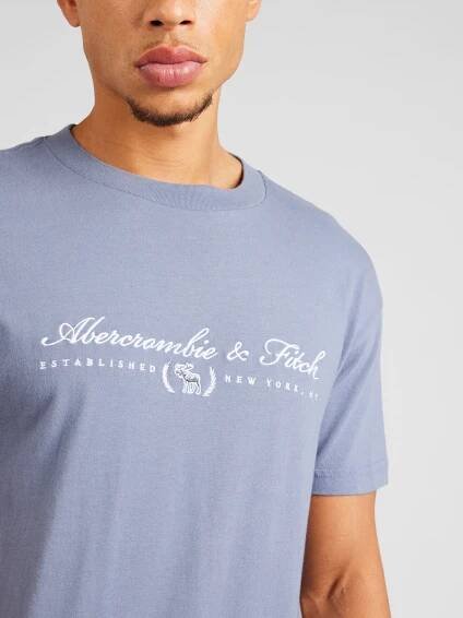 Abercrombie & Fitch Tričko – šedá