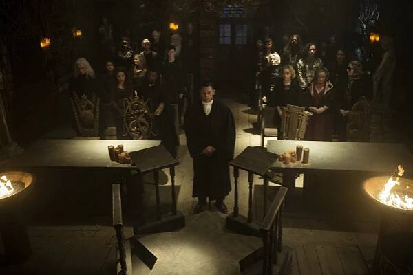 Sabrinina děsivá dobrodružství - Kapitola třetí: Zkouška Sabriny Spellmanové - Z filmu - Richard Coyle, Kiernan Shipka, Lucy Davis, Miranda Otto