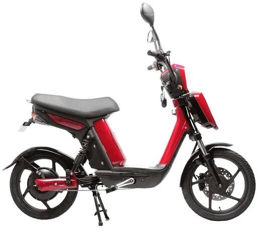 TIVIS | RACCEWAY® E-BABETA 250 W 12 Ah vínová-metalíza - elektroskútr