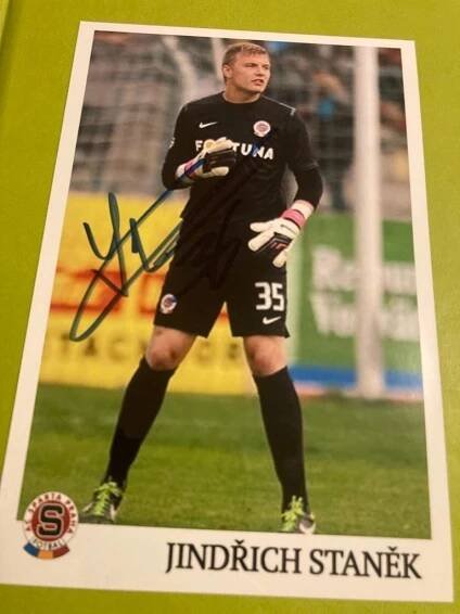 AUTOGRAM - JINDŘICH STANĚK - AC SPARTA PRAHA