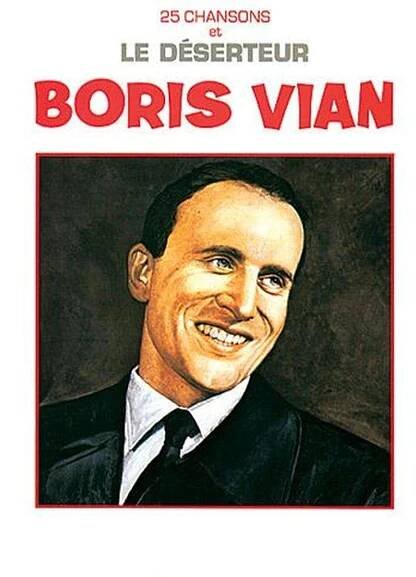 Boris Vian: 25 Chansons et Le Déserteur (noty na klavír, zpěv, akordy na kytaru)