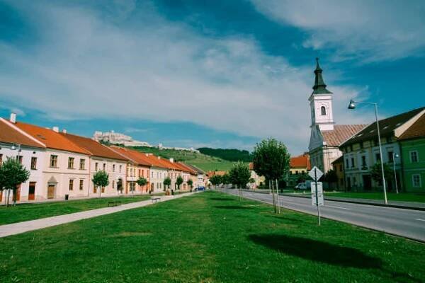 spisske podhradie slovensko - spišský hrad - stock snímky, obrázky a fotky