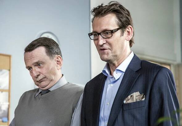 Vraždy na severu - Na útesu - Z filmu - Jürgen Uter, Ingo Naujoks
