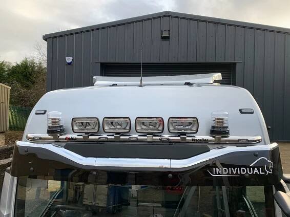 Střešní nerezový rám Kelsa HiBar visor mounted rovný pro Man TG3 2020- GX