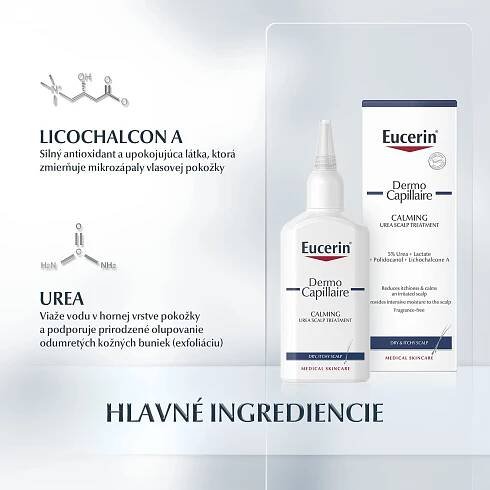 Eucerin Dermocapillaire 5% Urea Tonikum na suchou pokožku hlavy 100 ml