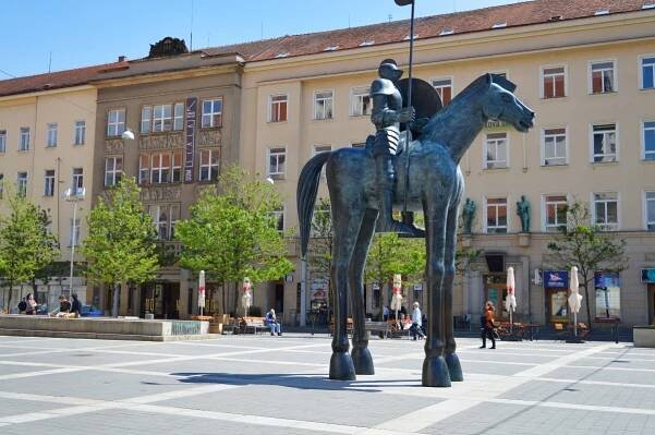 Jezdecká socha Jošta Moravského