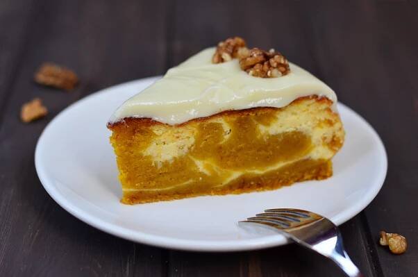 Dýňový koláč na způsob cheesecake