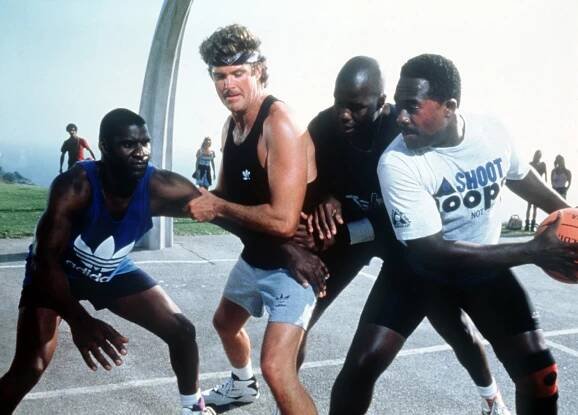 Pobřežní hlídka - Plavčíci neumějí skákat - Z filmu - David Hasselhoff, Gregory Alan Williams