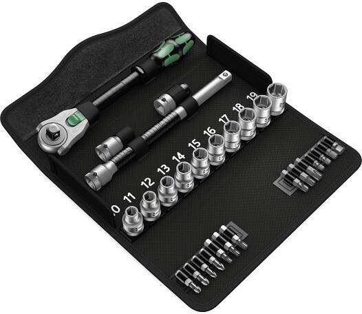 Wera 8100 SC 6 Zyklop Speed sada nástrčných klíčů metrický 1/2" 28dílná 05004076001