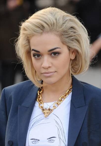 Blonde Layered Bob