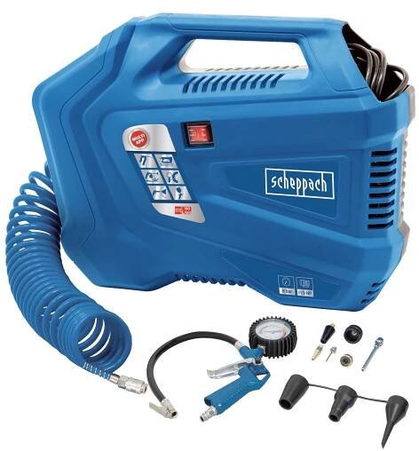 Scheppach Kompresor Air Force 3 1,1 kW; 8 bar; 5,5 kg