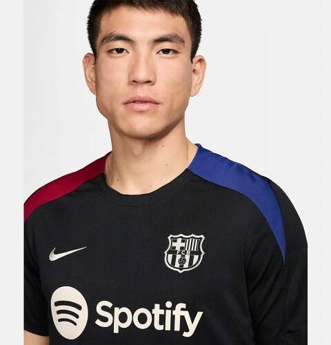 NIKE FC BARCELONA DF STRIKE SS TOP (XXL) Pánské tričko Černá Hlavní materiál ostatní