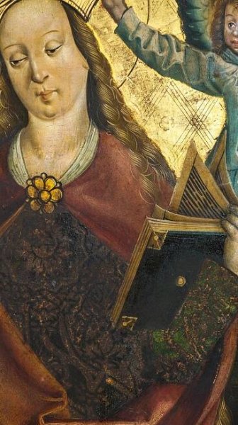Restaurování oltáře sv. Kateřiny z hradu Rychmburk - Národní památkový ústav
