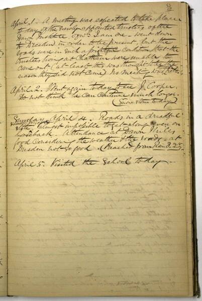 Diary of Thomas Hughes
