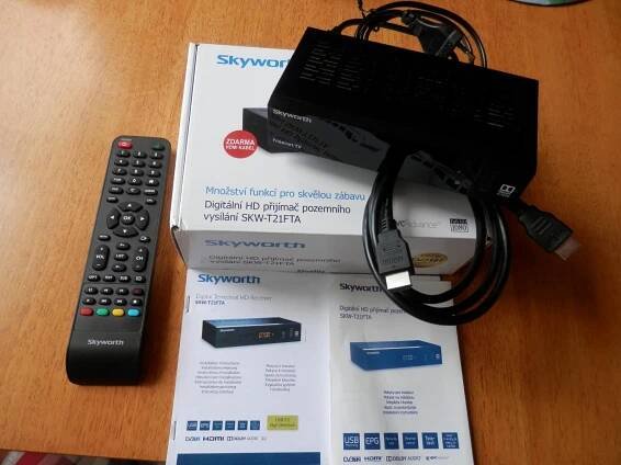 Set-top box DVB-T2 Skyworth SKW-T21FTA - TV, audio, video