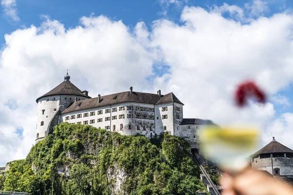 Schönster Blick auf Festung Kufstein