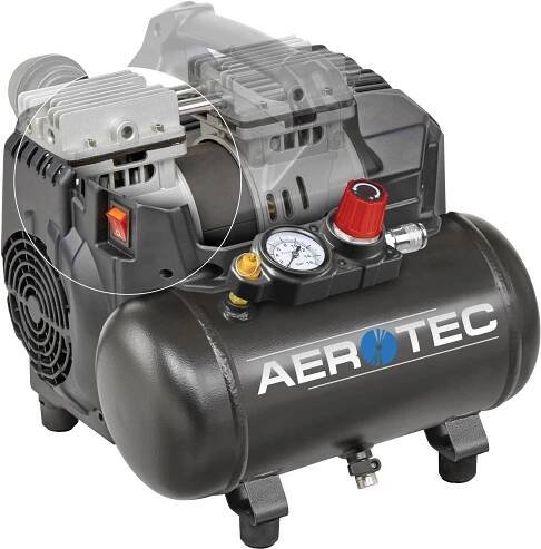 Aerotec pístový kompresor SUPERSIL 6 6 l 8 bar