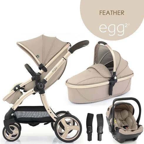 BabyStyle Egg 2 set 4v1 - Feather/Champagne 2022 | DetskyDum.cz