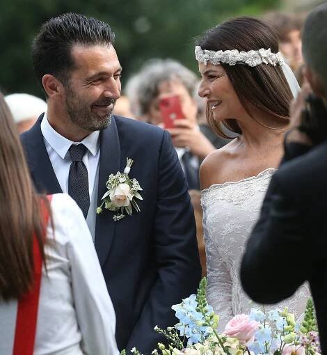 Gigi Buffon při svatbě s Ilarií urazil Alenu Šeredovou před zraky jejich synů: Hosté zůstali v šoku, píše italský tisk