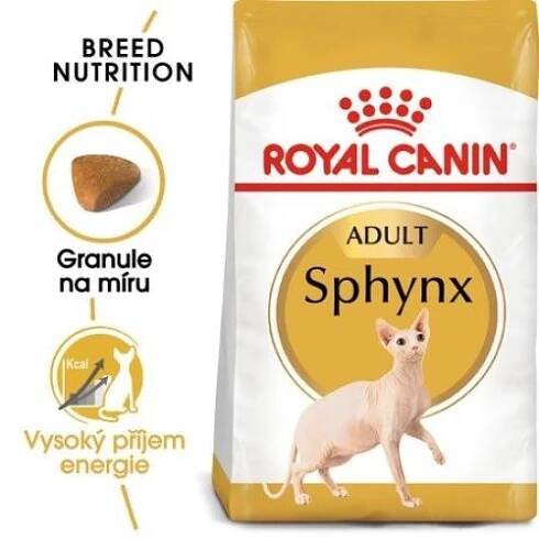 Royal Canin Sphynx Adult granule pro sphynx kočky 2 x 10 kg od 4 295 Kč - Heureka.cz