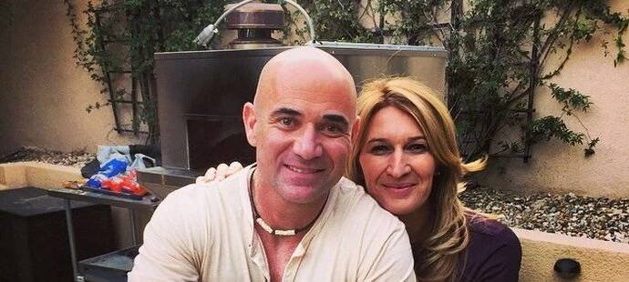Slavný manželský pár Andre Agassi a Steffi Grafová