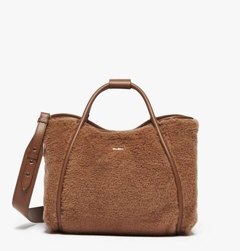 Small Teddy fabric Marine bag - CAMEL - Max Mara - 2
