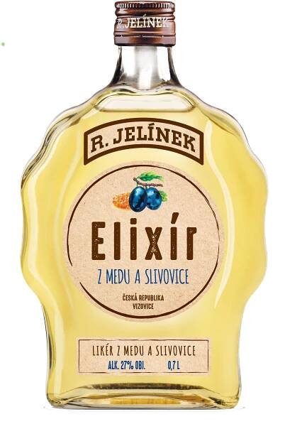 R. Jelínek Elixír z medu a slivovice 27% 0,7l