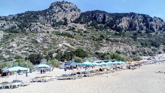 Řecko - Rhodos - pláž Tsambika