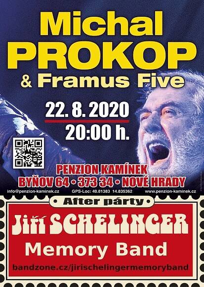 Michal Prokop a Framus Five na Kamínku 2020 | Penzion Kamínek
