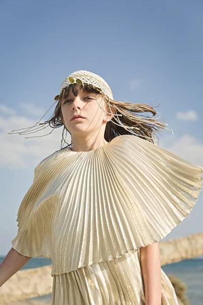 Alice starring Desert Queen in Stella Mccartney Kids Gold Dress