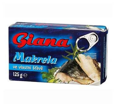 GIANA makrela 125g EO ve vlastní šťávě (24)