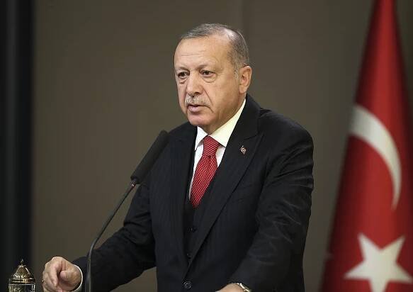 Turecký prezident Recep Tayyip Erdogan uviedol, že líbyjská vláda národnej jednoty požiadala Ankaru o vyslanie tureckých vojakov. Zdroj: SITA / AP