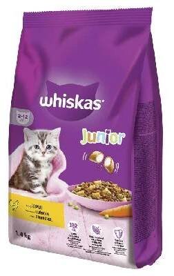 Whiskas granule Junior s Kuřecím 1,4kg (Kartonové balení : 6 ks)