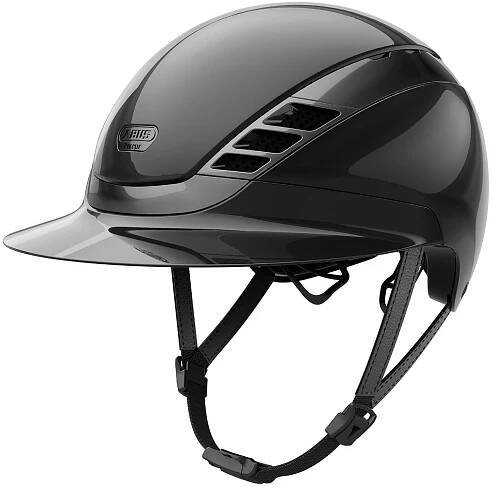 Abus Pikeur AirLuxe Chrome Long Jezdecká helma Visor