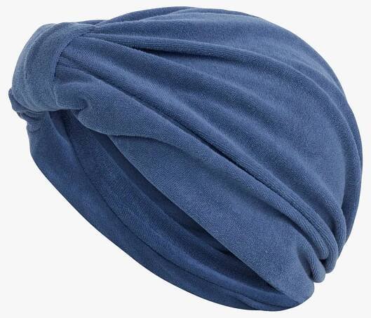 Turban na vlasy - světlemodrá