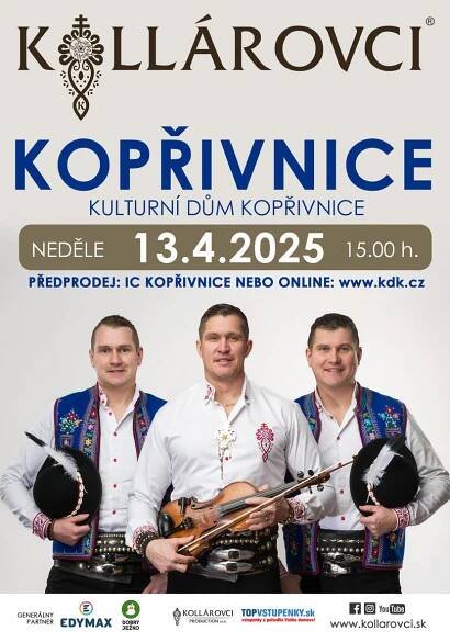 KONCERT: KOLLÁROVCI KOPŘIVNICE CZ TOUR 2025