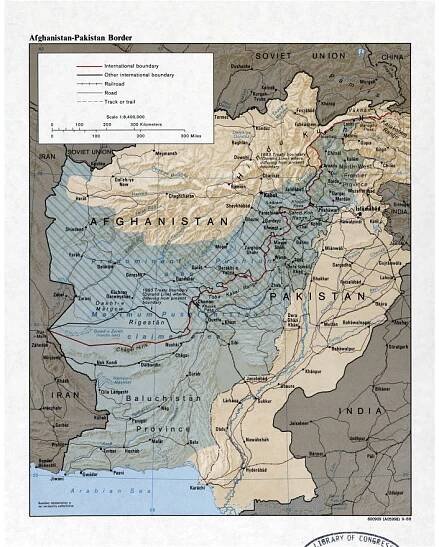 Maps of Pakistan | Collection of maps of Pakistan | Asia | Mapsland | Maps of the World