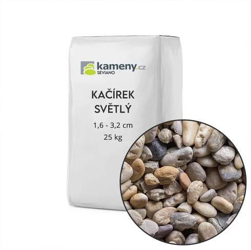 Okrasné kameny - Kačírek světlý - SEVIANO