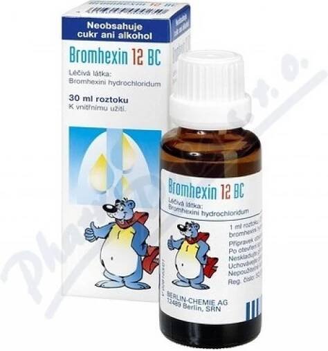 BROMHEXIN BERLIN-CHEMIE POR 12MG/ML POR GTT SOL 30ML