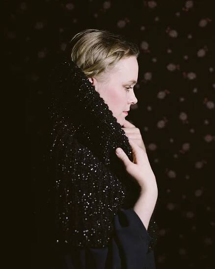 France, Paris, 2009 - Portrait of Ane Brun, Norwegian musician.