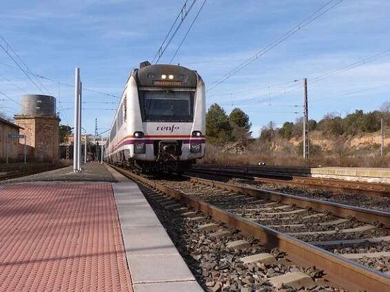 Fotografie barcelonského vlaku firmy Renfe