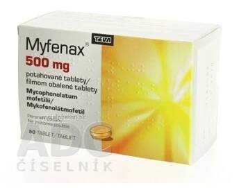 MYFENAX 500 MG  50X500MG Potahované tablety (Léčba nádorových onemocnění)
