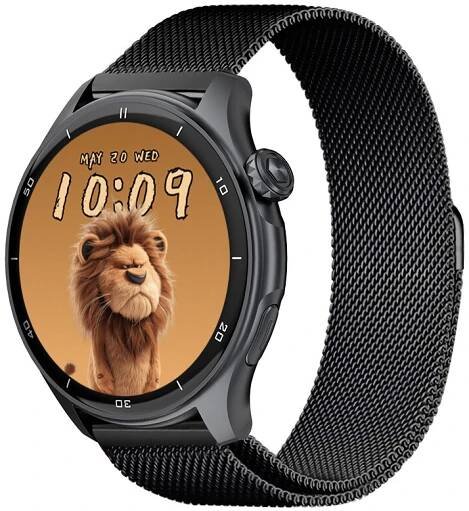 Chytré hodinky Madvell Talon 2 s GPS a bluetooth voláním černé s kovovým řemínkem