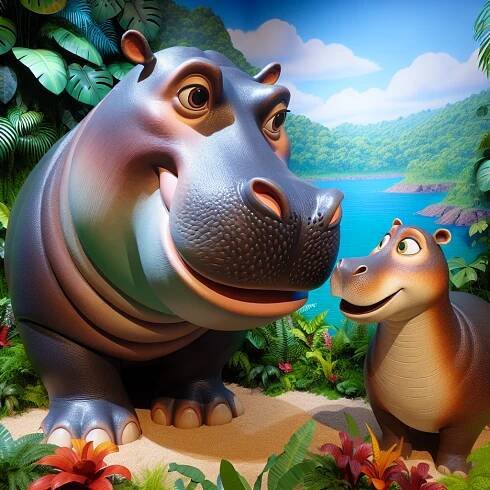Chroch Motomoto film Madagaskar se dívá na hrosici Glorii – VytvořSiPotisk.cz