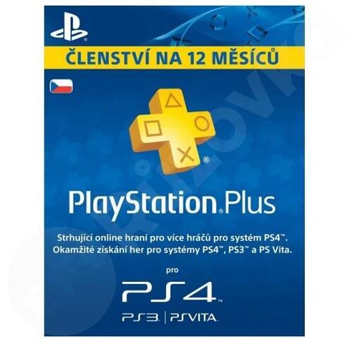 Sony PlayStation Plus členství 12 měsíců CZ