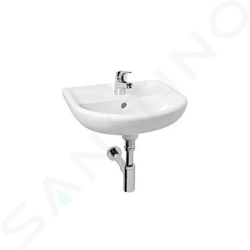 Jika Lyra plus - Umývátko 45x37 cm, s přepadem, s otvorem pro baterii, bílá H8153820001041