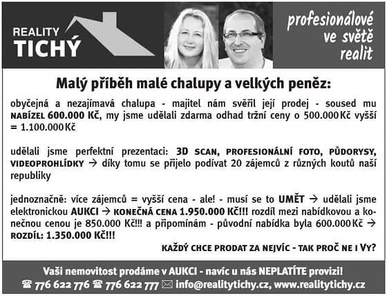 Malý příběh malé chalupy a velkých peněz | REALITY TICHÝ