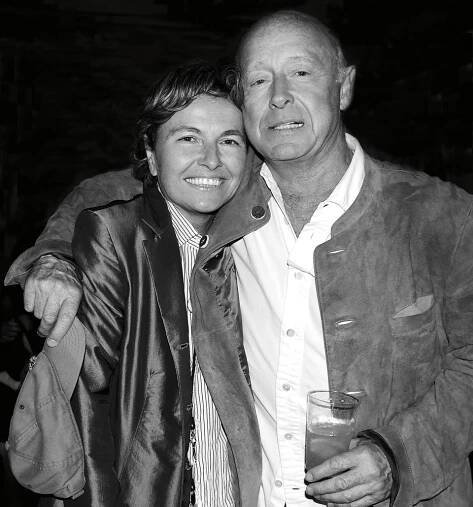 DANIELA SCARAMUZZA WITH TONY SCOTT