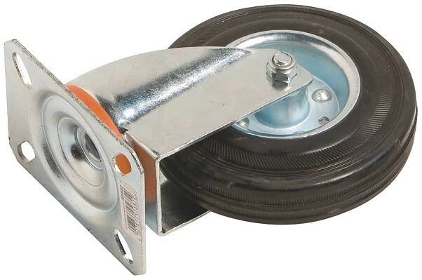 OBI Otočné přepravní kolečko s gumovou obručí průměr 125 mm 100 kg